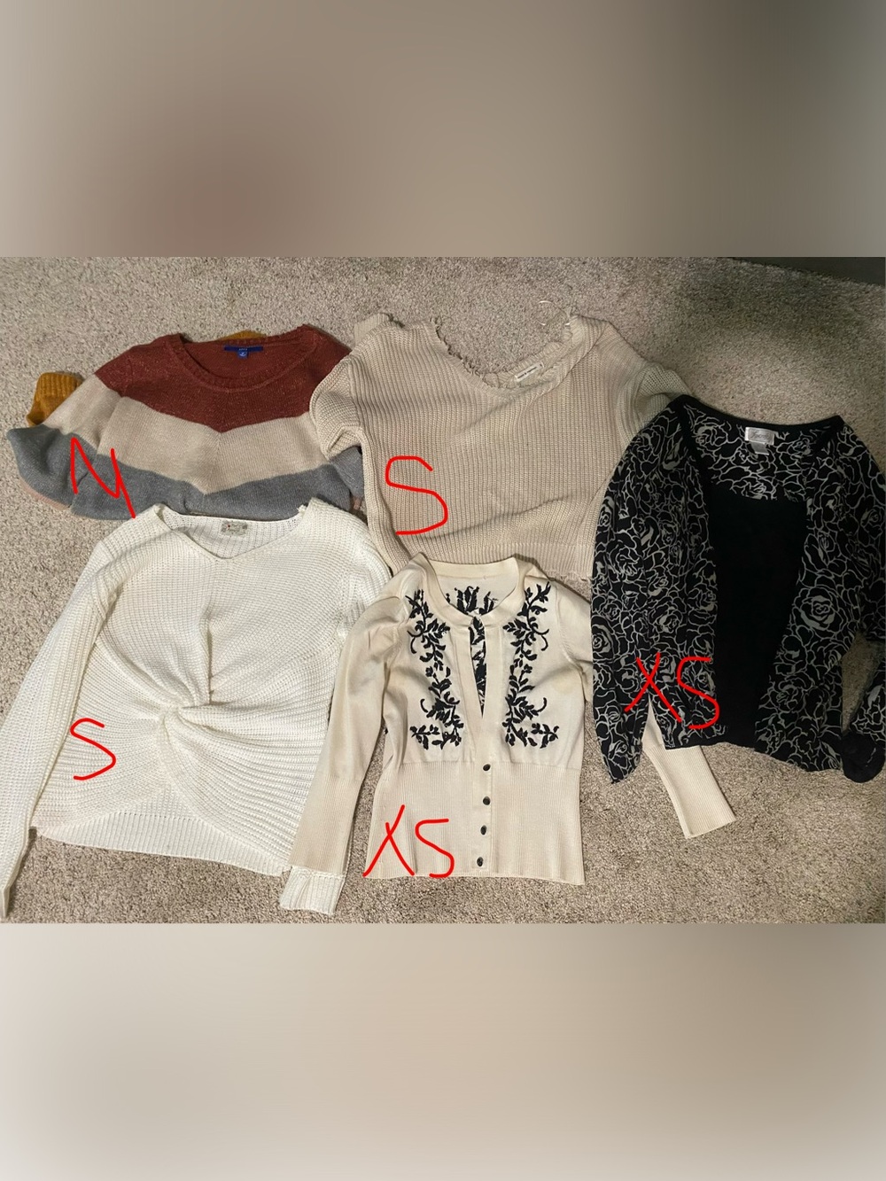 Sweater and Cardigan Lot
